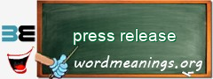 WordMeaning blackboard for press release